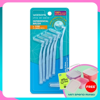 WATSONS L Type Interdental Brushes 6's