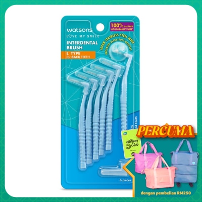 WATSONS L Type Interdental Brushes 6's