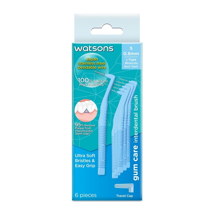 L Type Interdental Brushes 6's
