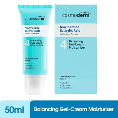 COSMODERM Niacinamide Salicylic Acid Balancing Gel-Cream Moisturizer 50ml