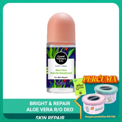 GOOD VIRTUES CO Aloe Vera Roll On Deodorant Skin Repair 55ml