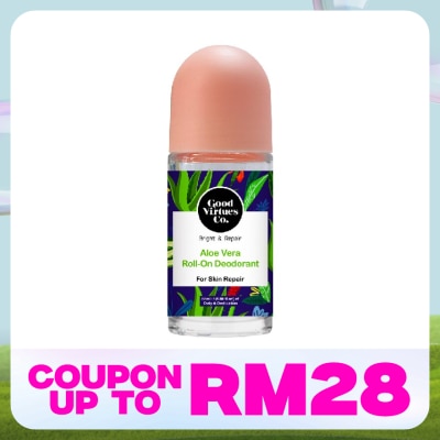 GOOD VIRTUES CO Aloe Vera Roll On Deodorant Skin Repair 55ml