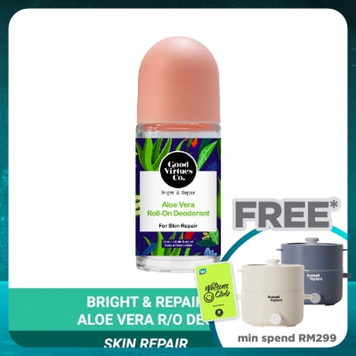 GOOD VIRTUES CO Aloe Vera Roll On Deodorant Skin Repair 55ml