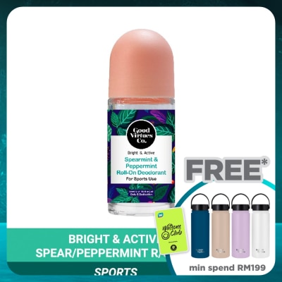 GOOD VIRTUES CO Spearmint & Peppermint Roll On Deodorant 55ml