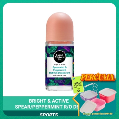 GOOD VIRTUES CO - Spearmint & Peppermint Roll On Deodorant 55ml
