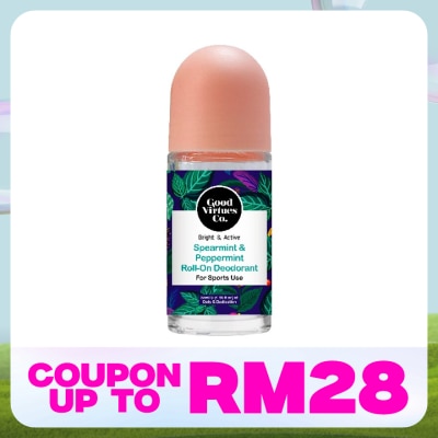 GOOD VIRTUES CO Spearmint & Peppermint Roll On Deodorant 55ml