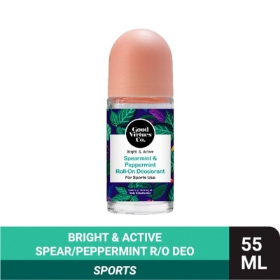 GOOD VIRTUES CO Spearmint & Peppermint Roll On Deodorant 55ml