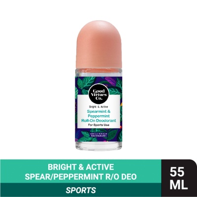 GOOD VIRTUES CO - Spearmint & Peppermint Roll On Deodorant 55ml image