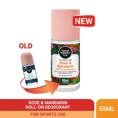 GOOD VIRTUES CO Rose Mandarin Deo RO (Sports) 55ml image