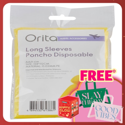 ORITA ORI ADULT DISP    PONCHO