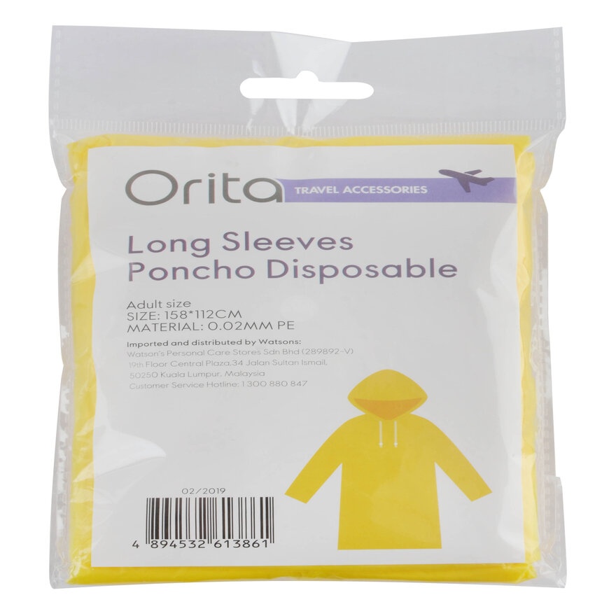 ORI ADULT DISP PONCHO image