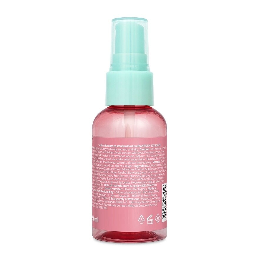 Hand Sanitising Spray Euphoria 50ml