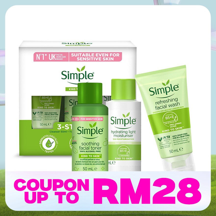 Kind to Skin 3-Step Kit 50ml