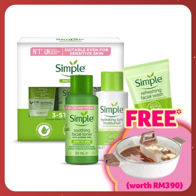 SIMPLE Kind to Skin 3-Step Kit 50ml