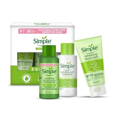 SIMPLE Kind to Skin 3-Step Kit 50ml