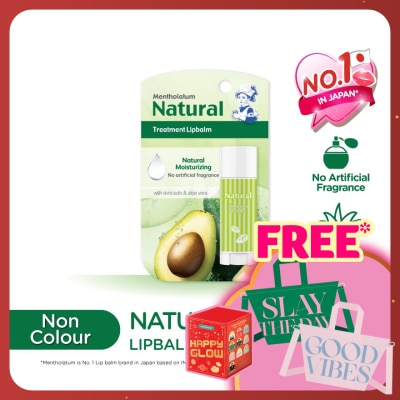 MENTHOLATUM LIPCARE Natural Treatment Lipbalm 1pc