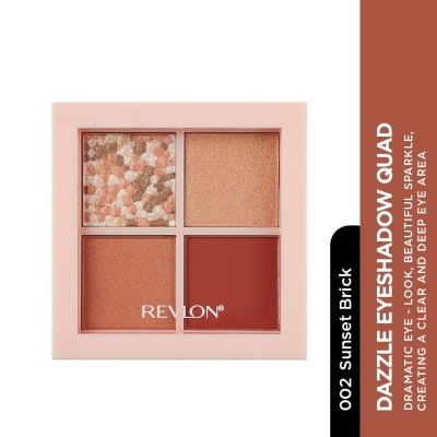 REVLON Dazzle Eyeshadow Quad 002 Sunset Brick