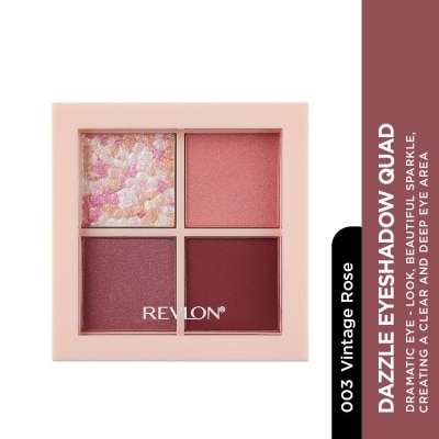 REVLON Dazzle Eyeshadow Quad 003 Vintage Rose