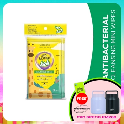 WATSONS - Antibacterial Cleansing Mini Wipes