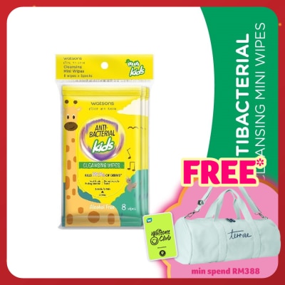 WATSONS Antibacterial Cleansing Mini Wipes