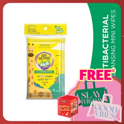 WATSONS Antibacterial Cleansing Mini Wipes