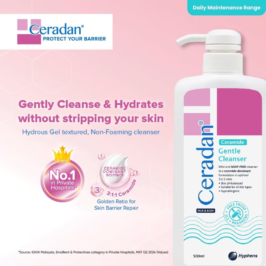 Gentle Cleanser For Face & Body 280ml