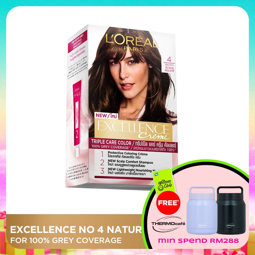 Excellence Creme Natural Brown 04