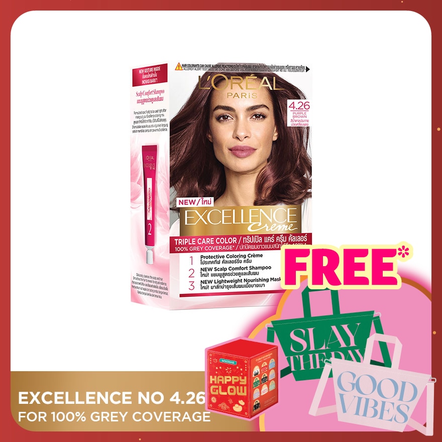 EXCELLENCE L'Oreal Excellence Creme Purple Brown 4.26