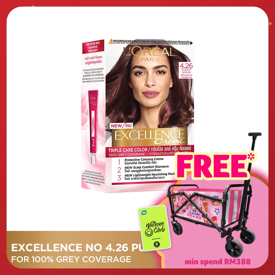 EXCELLENCE L'Oreal Excellence Creme Purple Brown 4.26