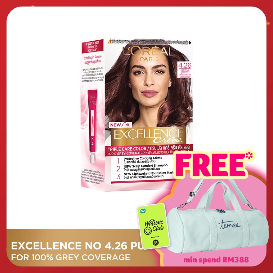 EXCELLENCE L'Oreal Excellence Creme Purple Brown 4.26