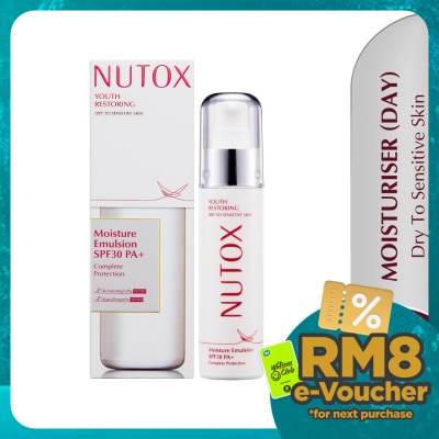 NUTOX Youth Restoring Moisture Emulsion Spf30 Pa++  50ml (Dry To Sensitive Skin)