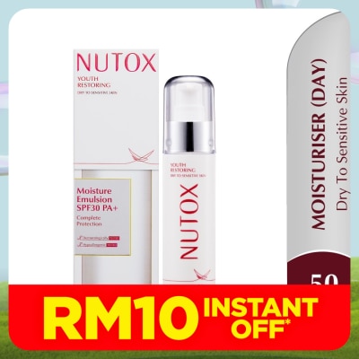 NUTOX Youth Restoring Moisture Emulsion Spf30 Pa++ 50ml (Dry To Sensitive Skin)