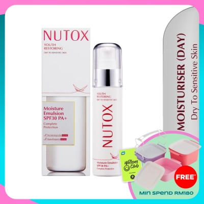 NUTOX Youth Restoring Moisture Emulsion Spf30 Pa++  50ml (Dry To Sensitive Skin)