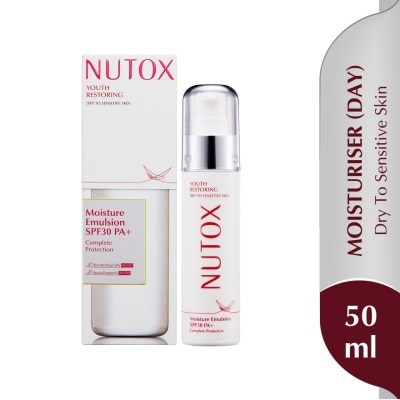 NUTOX Youth Restoring Moisture Emulsion Spf30 Pa++  50ml (Dry To Sensitive Skin)