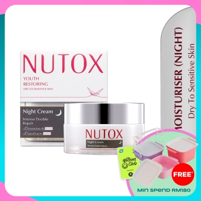 NUTOX Youth Restoring Night Cream 30ml (Dry To Sensitive Skin)