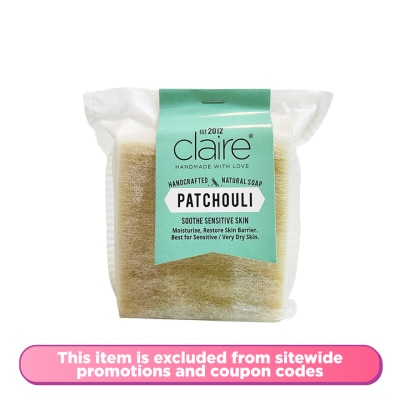 CLAIRE ORGANICS Patchouli Soap 1S