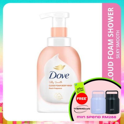DOVE - Peach Self Foaming Cloud Foam Shower 400ml