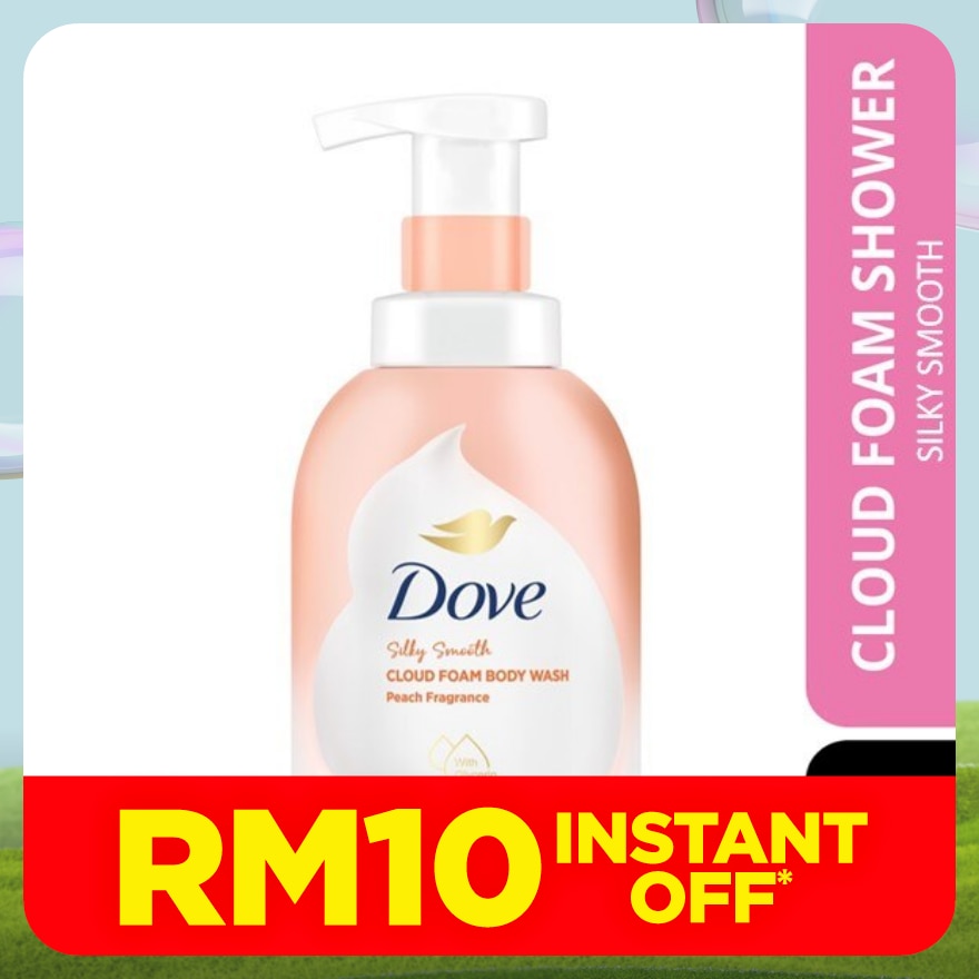 Peach Self Foaming Cloud Foam Shower 400ml