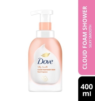 DOVE Peach Self Foaming Cloud Foam Shower 400ml