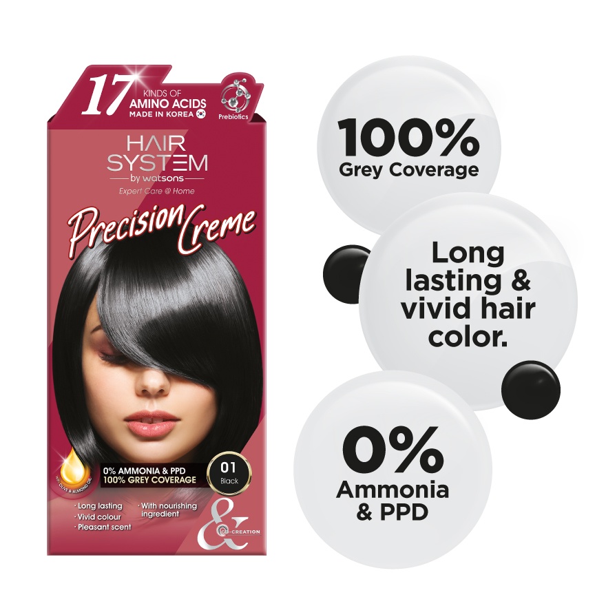 Hair Cream Colourant 01 Black 1s image