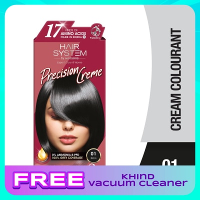 HAIR SYSTEM BY WATSONS Hair Cream Colourant 01 Black 1s