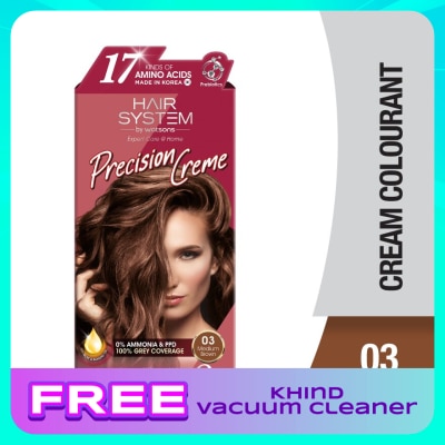 HAIR SYSTEM BY WATSONS Hair Cream Colourant 03 Medium Brown 1s
