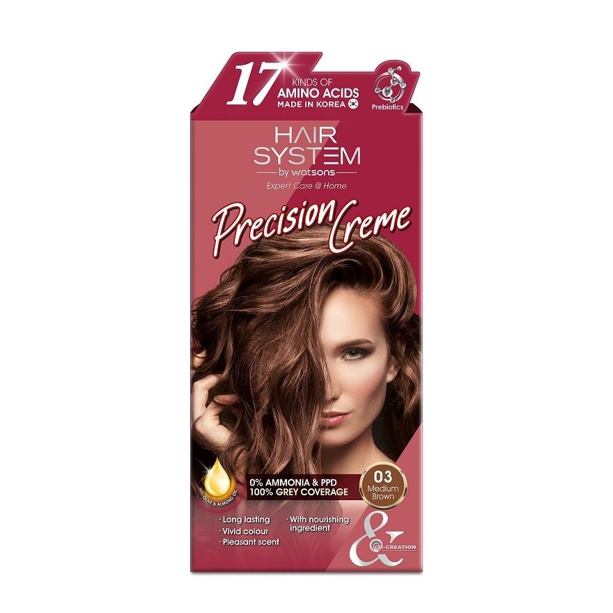 Hair Cream Colourant 03 Medium Brown 1s