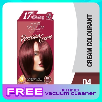 HAIR SYSTEM BY WATSONS Hair Cream Colourant 04 Red Brown 1s