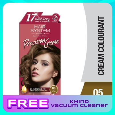 HAIR SYSTEM BY WATSONS Hair Cream Colourant 05 Light Brown (Ash) 1s