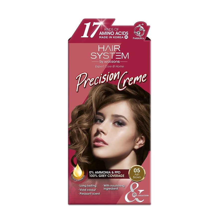 Hair Cream Colourant 05 Light Brown (Ash) 1s image