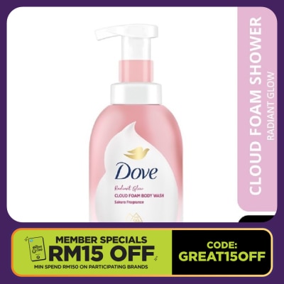 DOVE Sakura Self Foaming Cloud Foam Shower 400ml