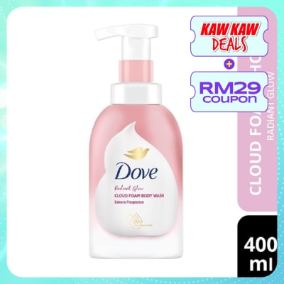 DOVE Sakura Self Foaming Cloud Foam Shower 400ml
