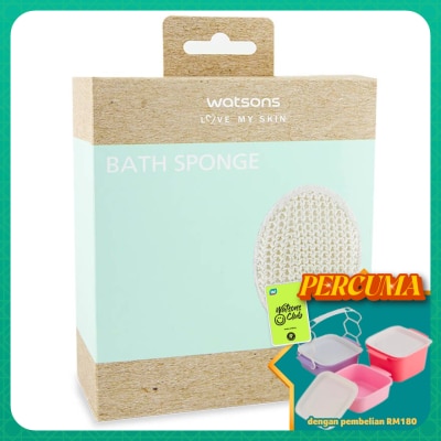 WATSONS - Love My Skin Natural Bath Sponge 1S