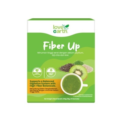 LOVE EARTH - Fiber Up 15G X 16 sachets